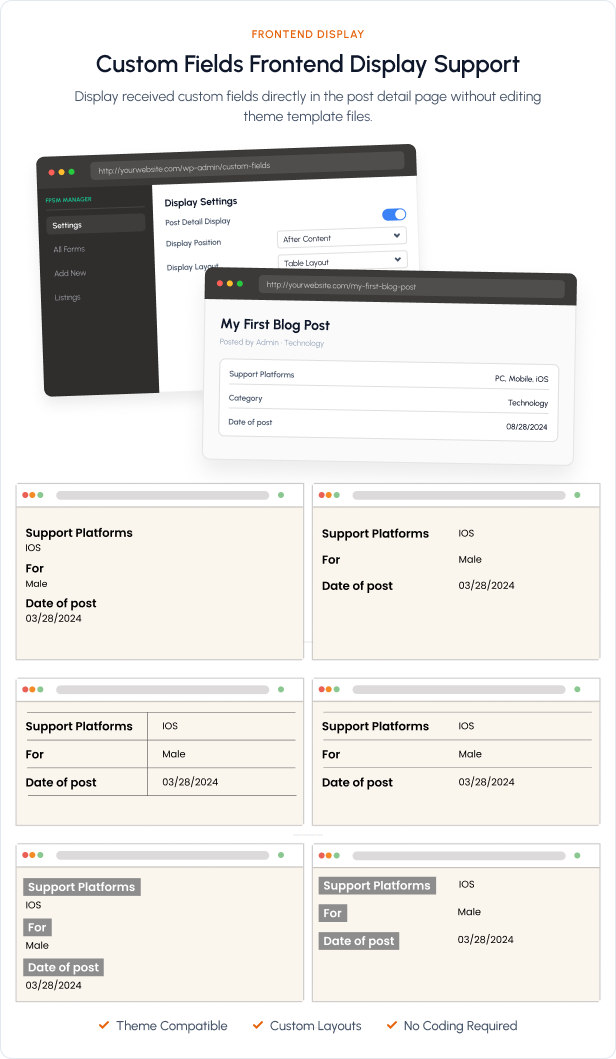 Frontend Post Submission Manager