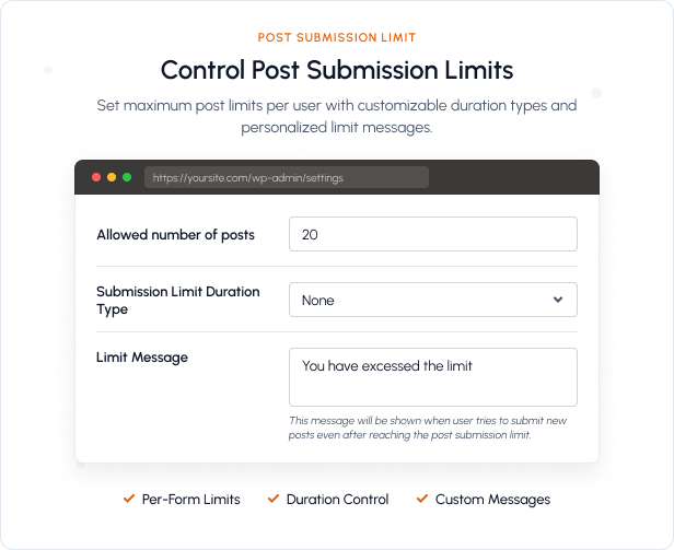 Frontend Post Submission Manager
