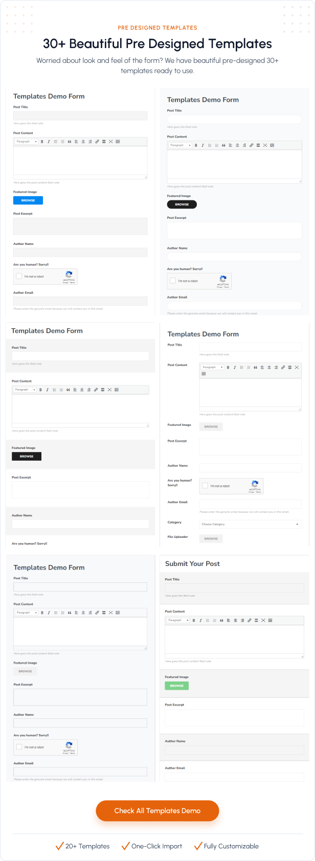 Frontend Post Submission Manager