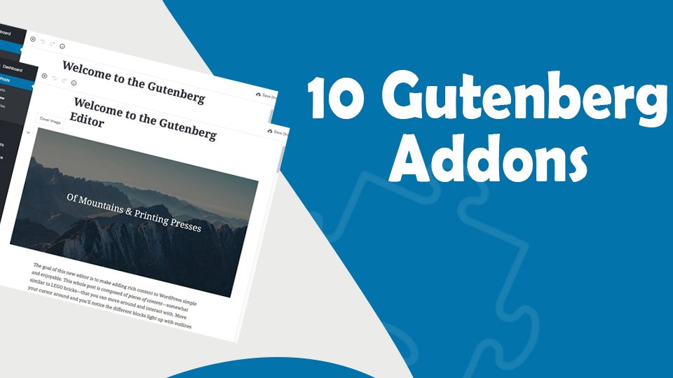 10 Gutenberg addons