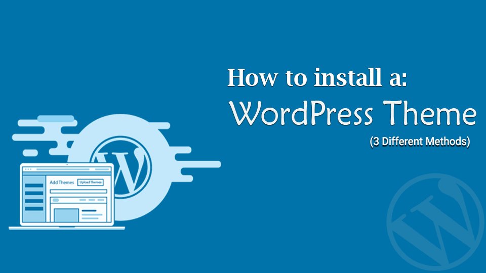 how to install theme wordpress