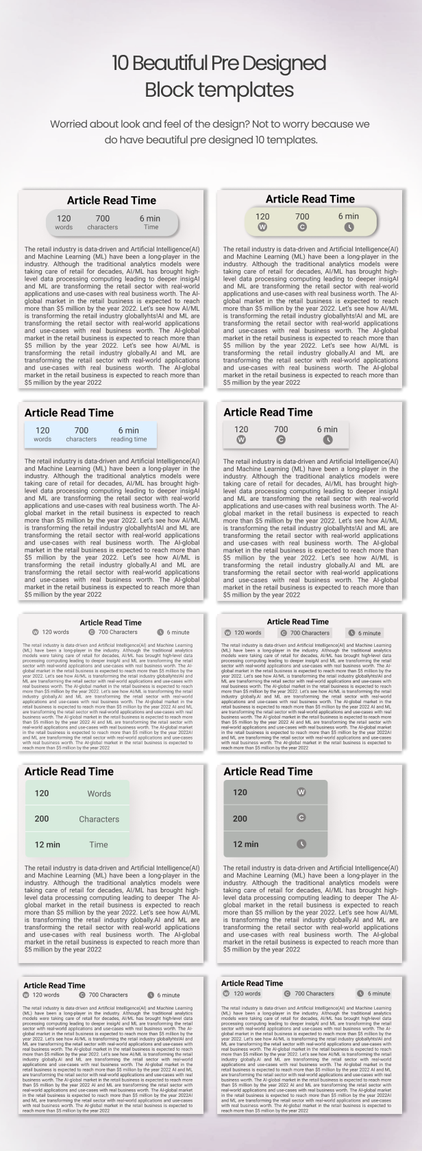 Article Read Time & Progress Bar - 4