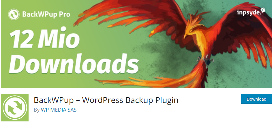 BackWPup | Free backup plugins for WordPress