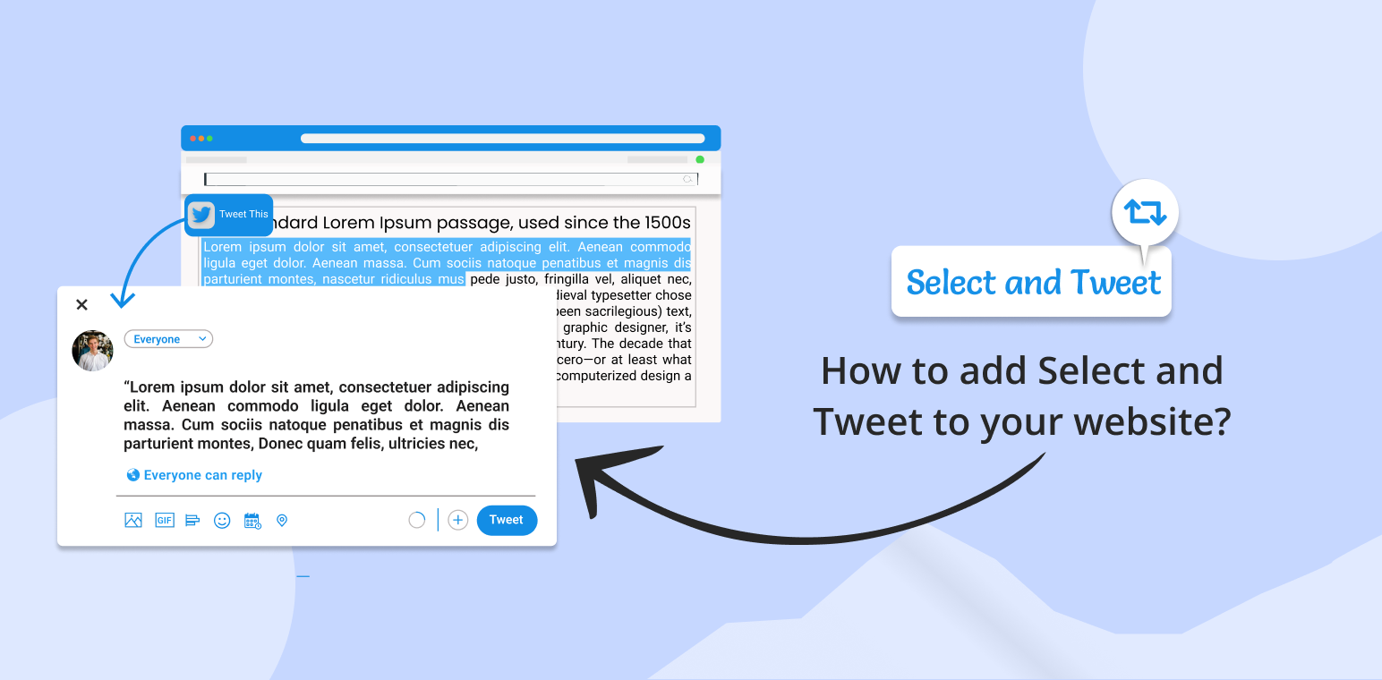 How to add select and tweet to your website