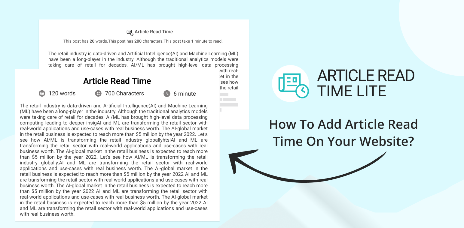 How To Add Article Read Time On Your Website?
