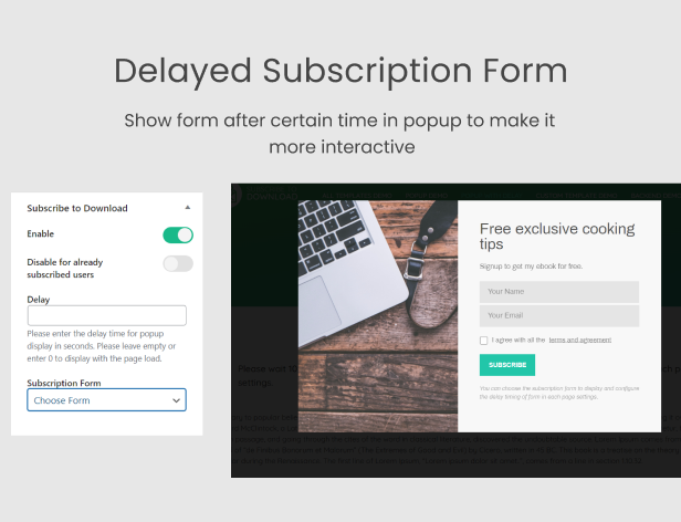 Subscribe to Download - Download after Email Subscription WordPress Plugin - 17