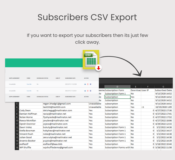 Subscribe to Download - Download after Email Subscription WordPress Plugin - 17