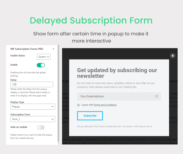 WP Subscription Forms PRO