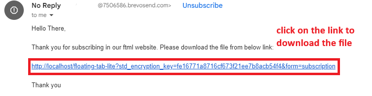 encrypted download link