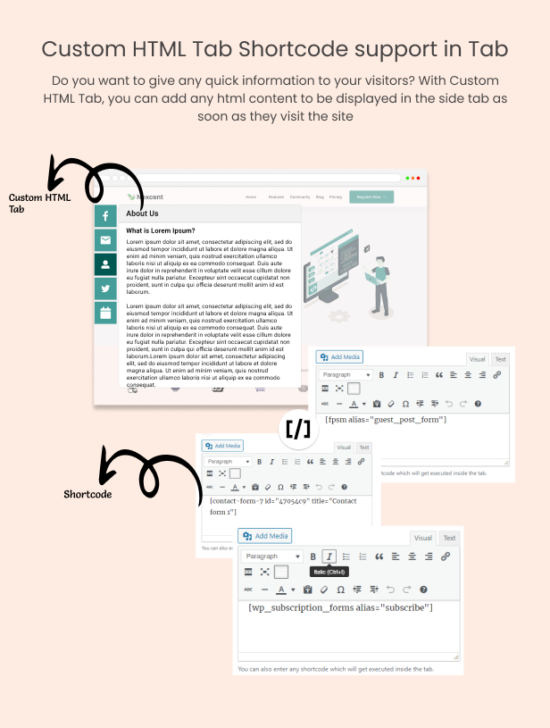 Floating Side Tab