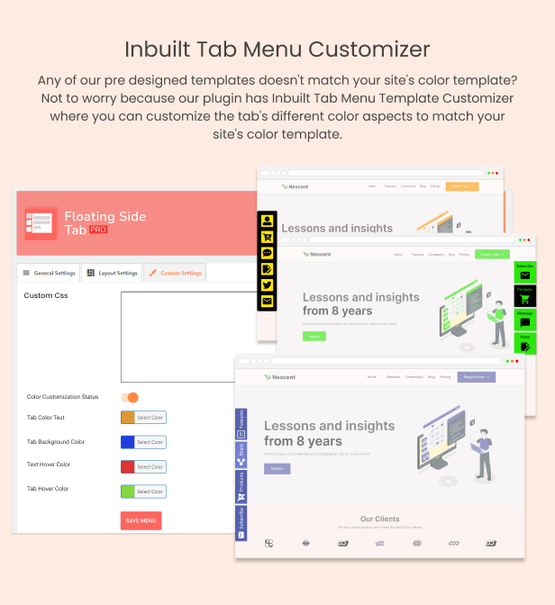 Floating Side Tab