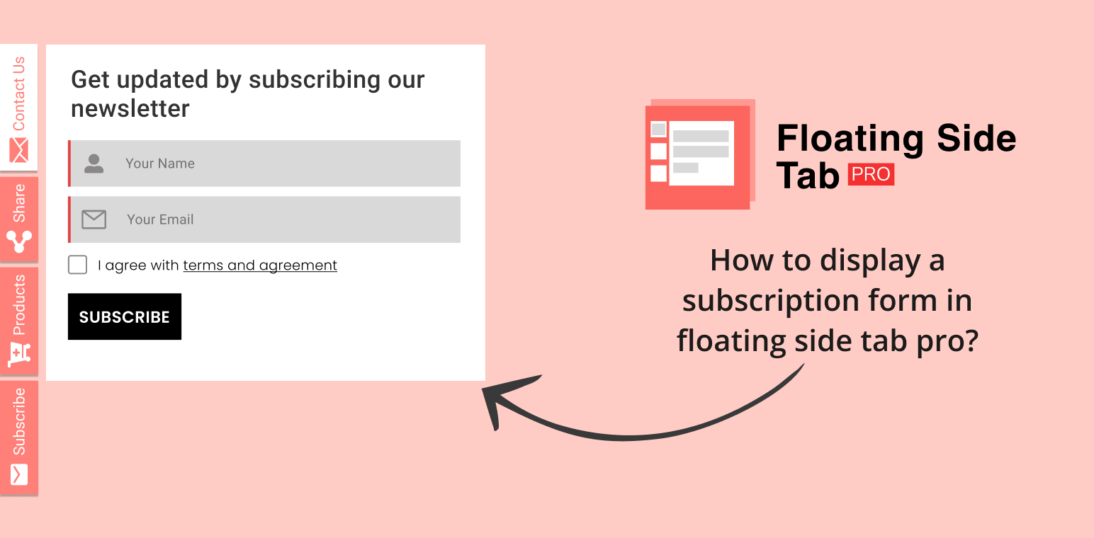 Display a subscription form